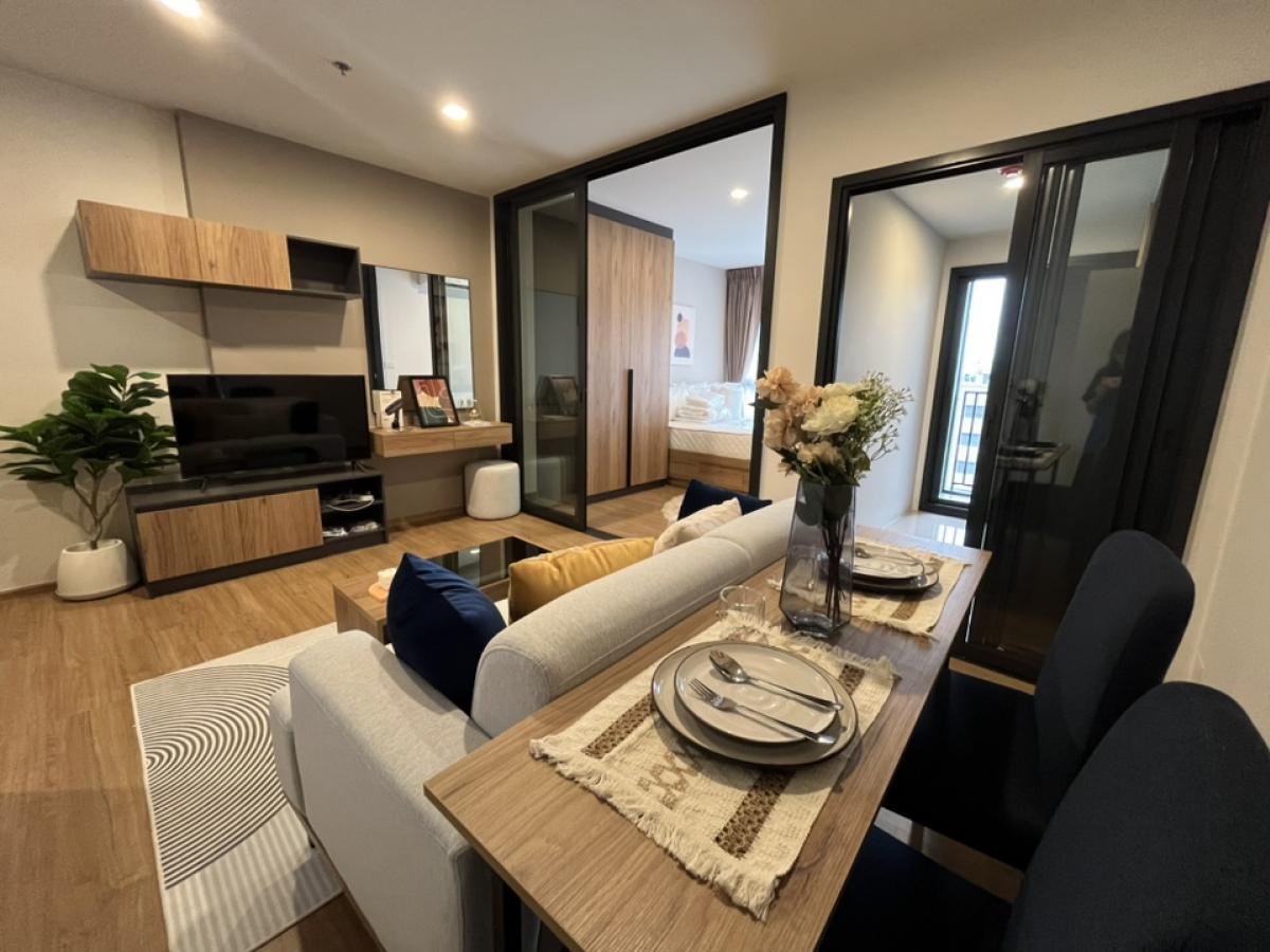 For RentCondoLadprao, Central Ladprao : 🔥 The line vibe 1 bedroom, 1 bathroom, brand new room, going very fast, fully furnished, ready to move in, book now 🔥