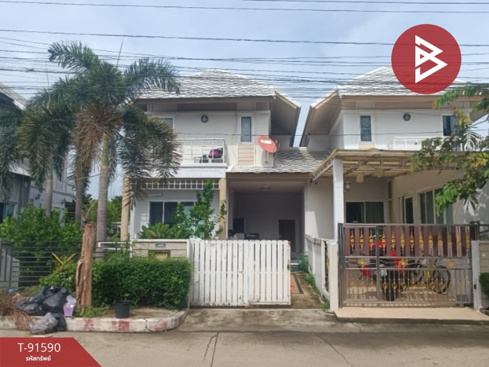 For SaleHousePathum Thani,Rangsit, Thammasat : For sale: Twin house, Siriwalai Village, Rangsit-Khlong 1, Thanyaburi, Pathum Thani