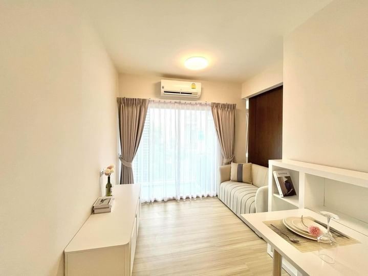 For SaleCondoOnnut, Udomsuk : K-5863 Urgent sale! Condo A space 77, beautiful room, newly decorated, garden view.