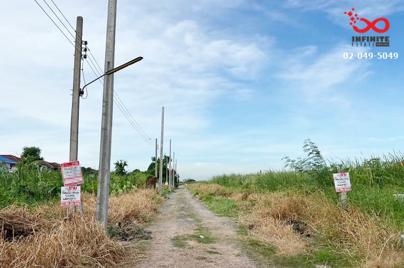 For SaleLandLadkrabang, Suwannaphum Airport : Land for sale, 104 square wah, Chalong Krung Road, Chalong Krung Soi 9