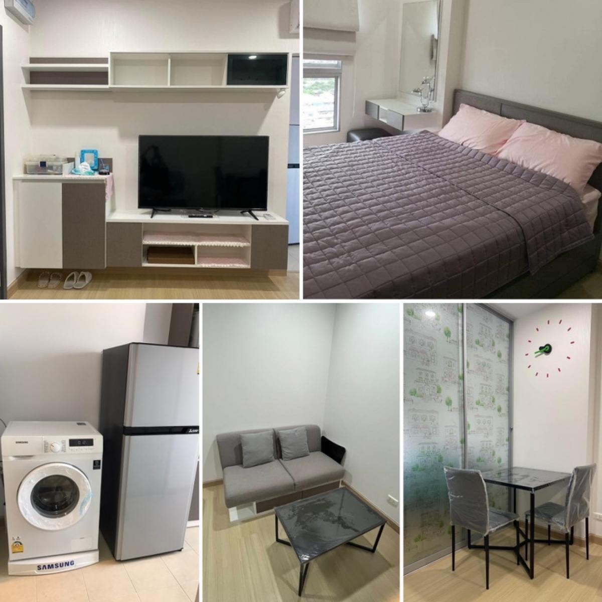 For RentCondoBang kae, Phetkasem : 💥 For rent, cheap, Supalai Veranda Phasi Charoen Station (Supalai Veranda Phasi Charoen Station), Building A, high floor, separated bedroom, separated kitchen, separate 🌈 Washing machine, 2 air conditioners, 50-inch smart TV