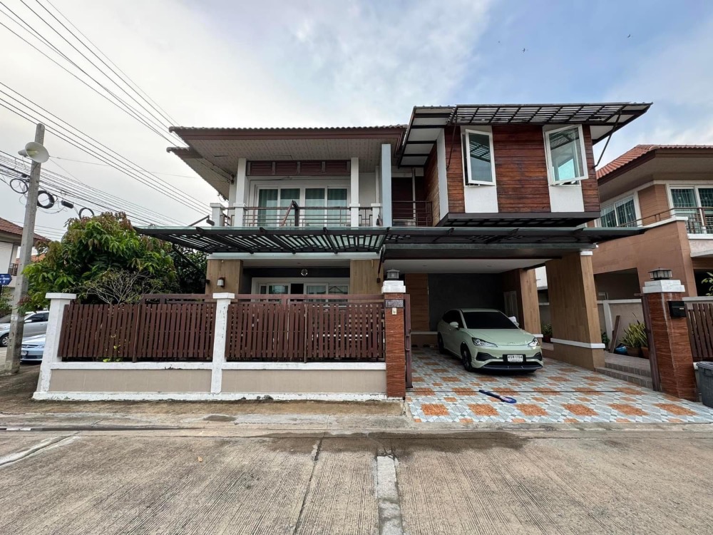 For SaleHouseNonthaburi, Bang Yai, Bangbuathong : Corner house for sale, cheap price, The Muse Home Bangyai