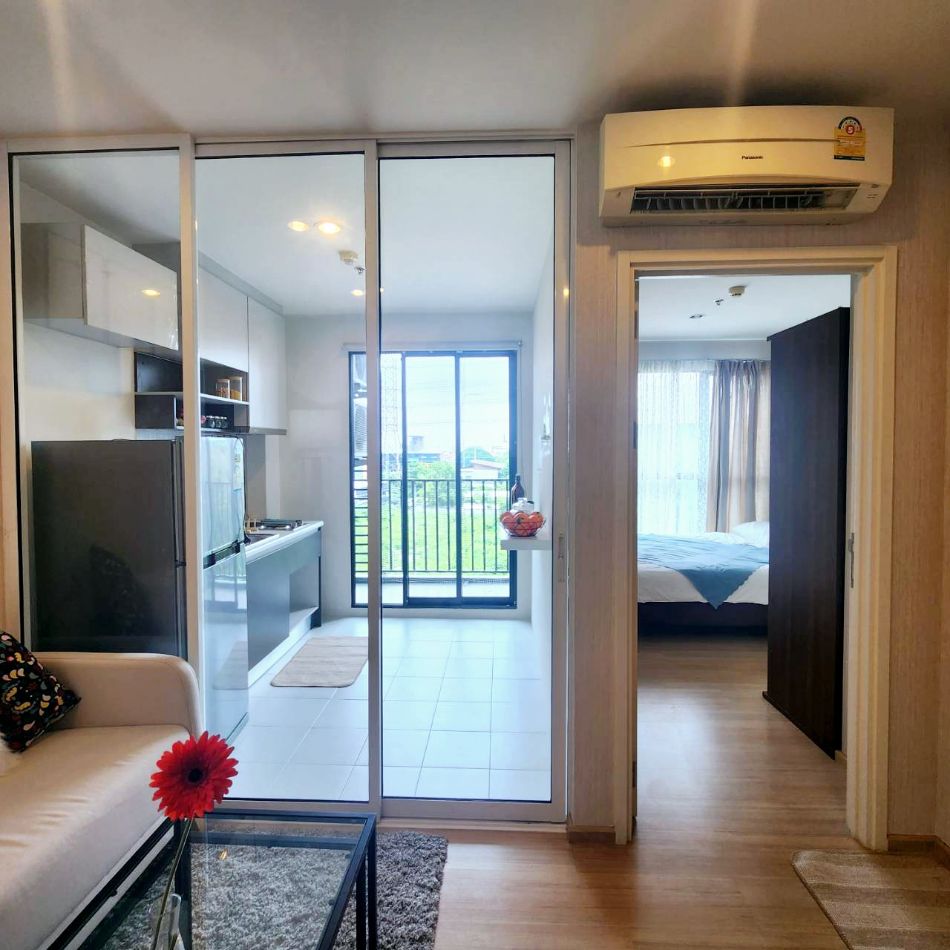 For SaleCondoChaengwatana, Muangthong : Condo for sale, fully furnished, elegant, ready to move in, The Base Chaengwattana: The Base Chaengwattana, 30.7 sq m., Tiwanon Road, Pak Kret, Nonthaburi