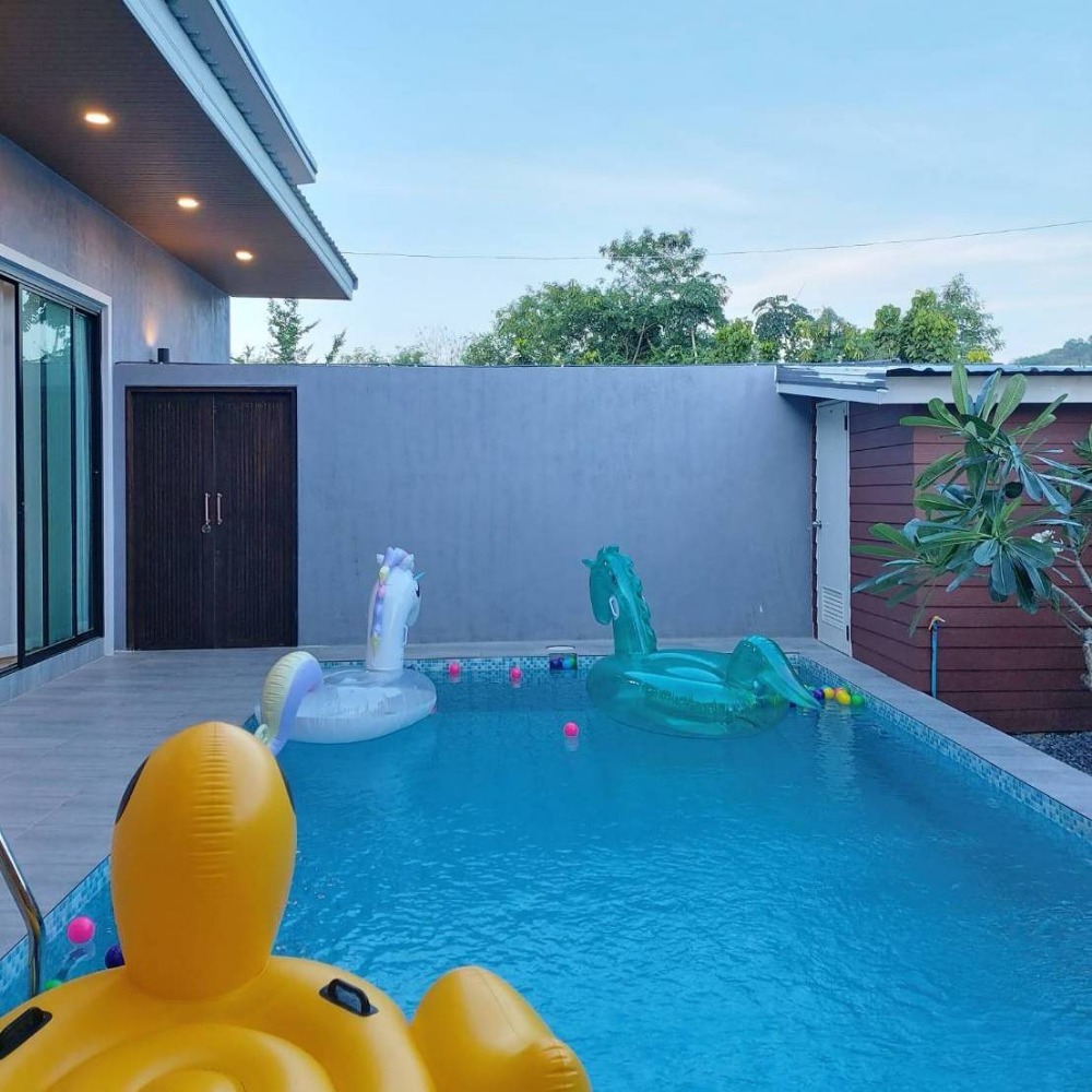 For SaleHousePattaya, Bangsaen, Chonburi : Resort-style Pool villa, 15%++ return per year, Sattahip District, Chonburi Province, good location near tourist attractions