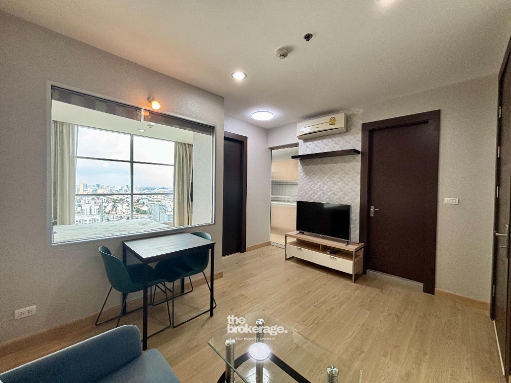 For RentCondoRatchadapisek, Huaikwang, Suttisan : For Rent Rhythm Ratchada 1Bedroom 36sqm. 15,000THB High Floor Line : @thebrokerage