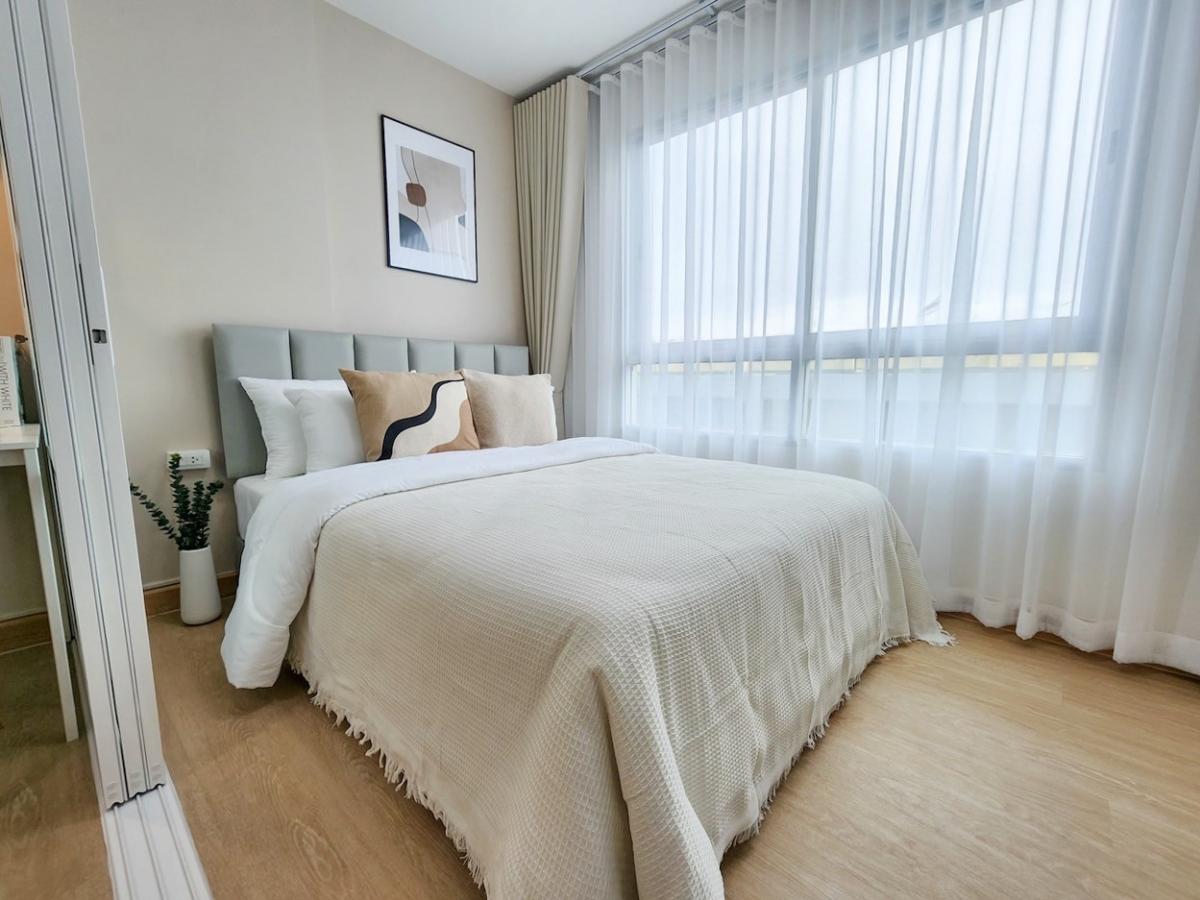 For SaleCondoNawamin, Ramindra : 🔥 (( Installment starts at 6,800 )) Very beautiful room 🔥 Plum Condo Nawamin 86 🏡✨️ Fully furnished room, ready to move in. Project on the road near Phyathai Nawamin Hospital, good location, very convenient to travel 🔥🔥