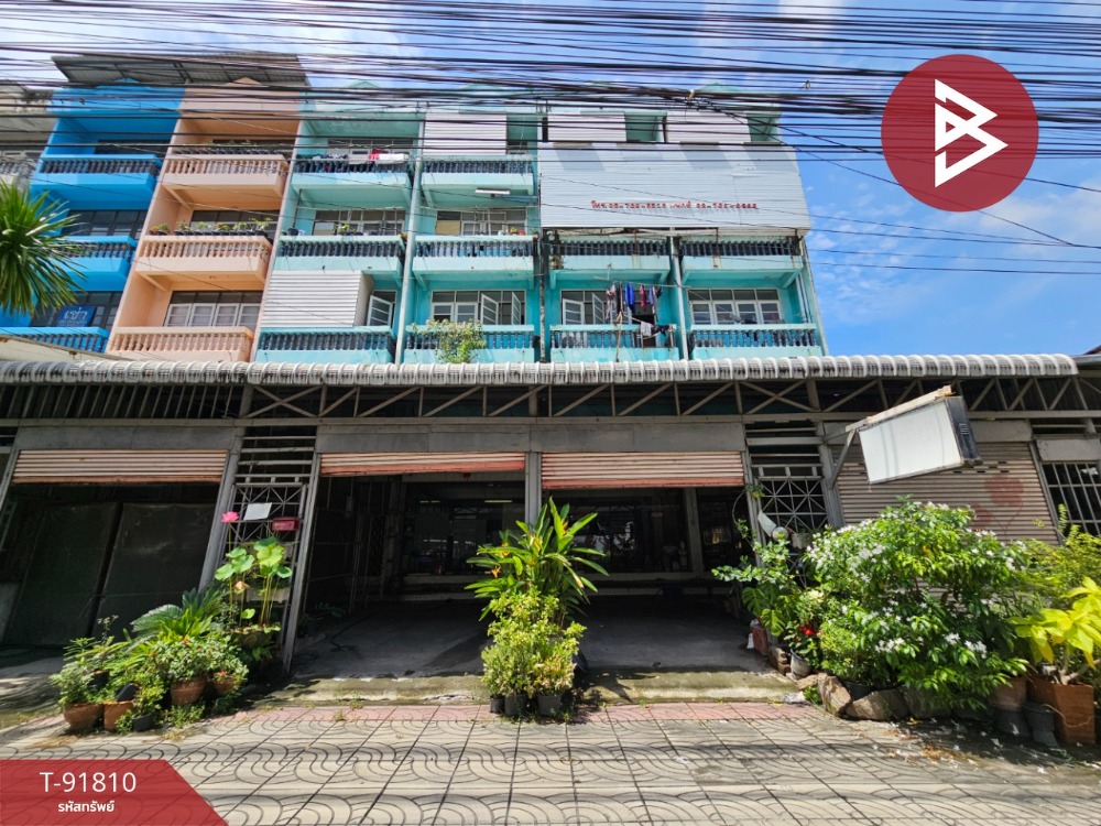 For SaleShophouseSamut Prakan,Samrong : Commercial building for sale, 4 floors, area 71 sq m, Bang Bo, Samut Prakan