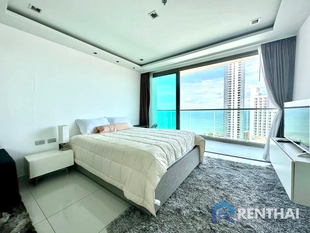 For SaleCondoPattaya, Bangsaen, Chonburi : Good price in market Wongamat Tower  Studio 47 sqm high floor Sea view