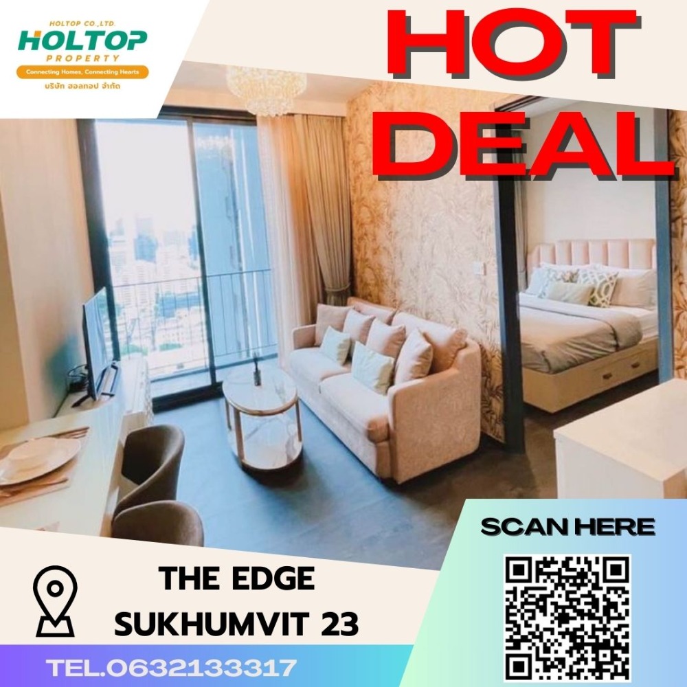 For RentCondoSukhumvit, Asoke, Thonglor : #N297 For Rent The Edge Sukhumvit 23