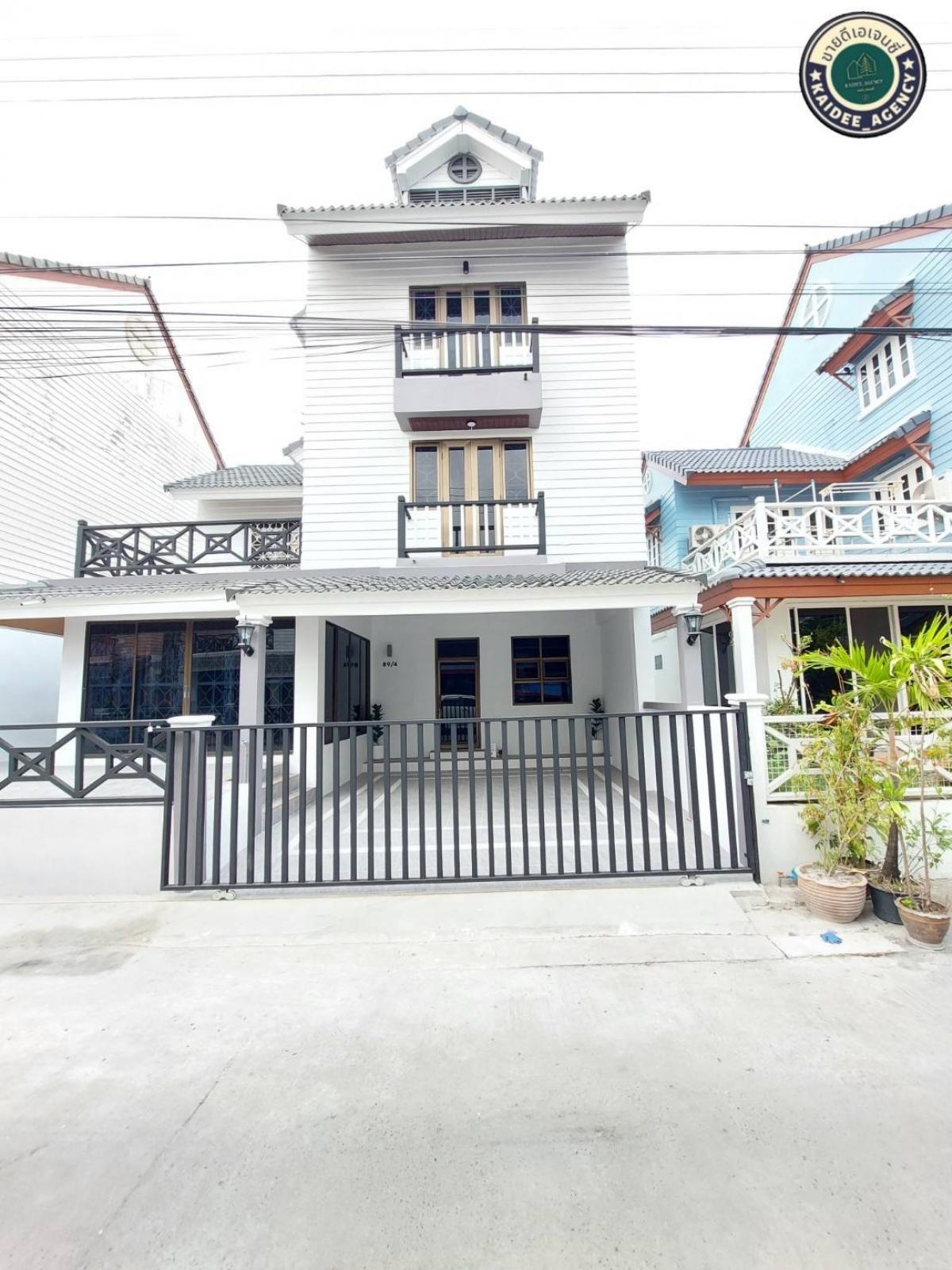 For SaleHouseNawamin, Ramindra : 3-storey detached house, Rommai Village, Phraya Suren 32, Ram Intra 109, Bang Chan, Khu Bon, Khlong Song, Hathai Rat, Phraya Suren, Ram Intra, Kanchanaphisek, Min Buri, Nimit Mai, Watcharapol, Sai Mai, Rom Klao, Suan Siam, Khlong Sam Wa, Hathai Mit, Fashi