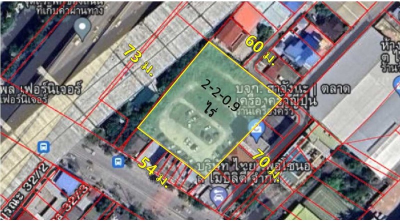 For SaleLandRathburana, Suksawat : Land for sale, Rat Burana, Soi 29, near Kasikorn Bank head office, Rama 9 Bridge view