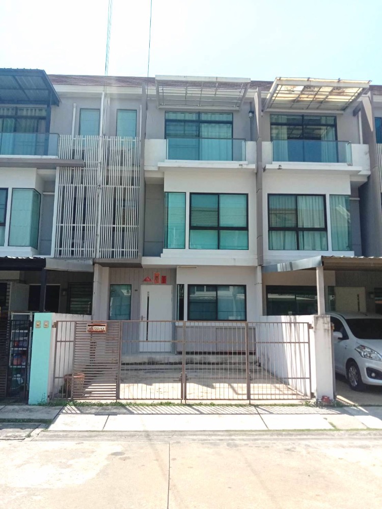 For RentTownhouseRathburana, Suksawat : Townhouse for rent, 3 floors, Ban Mai 2 Village, Phutthabucha 36 (near King Mongkuts University of Technology Thonburi)