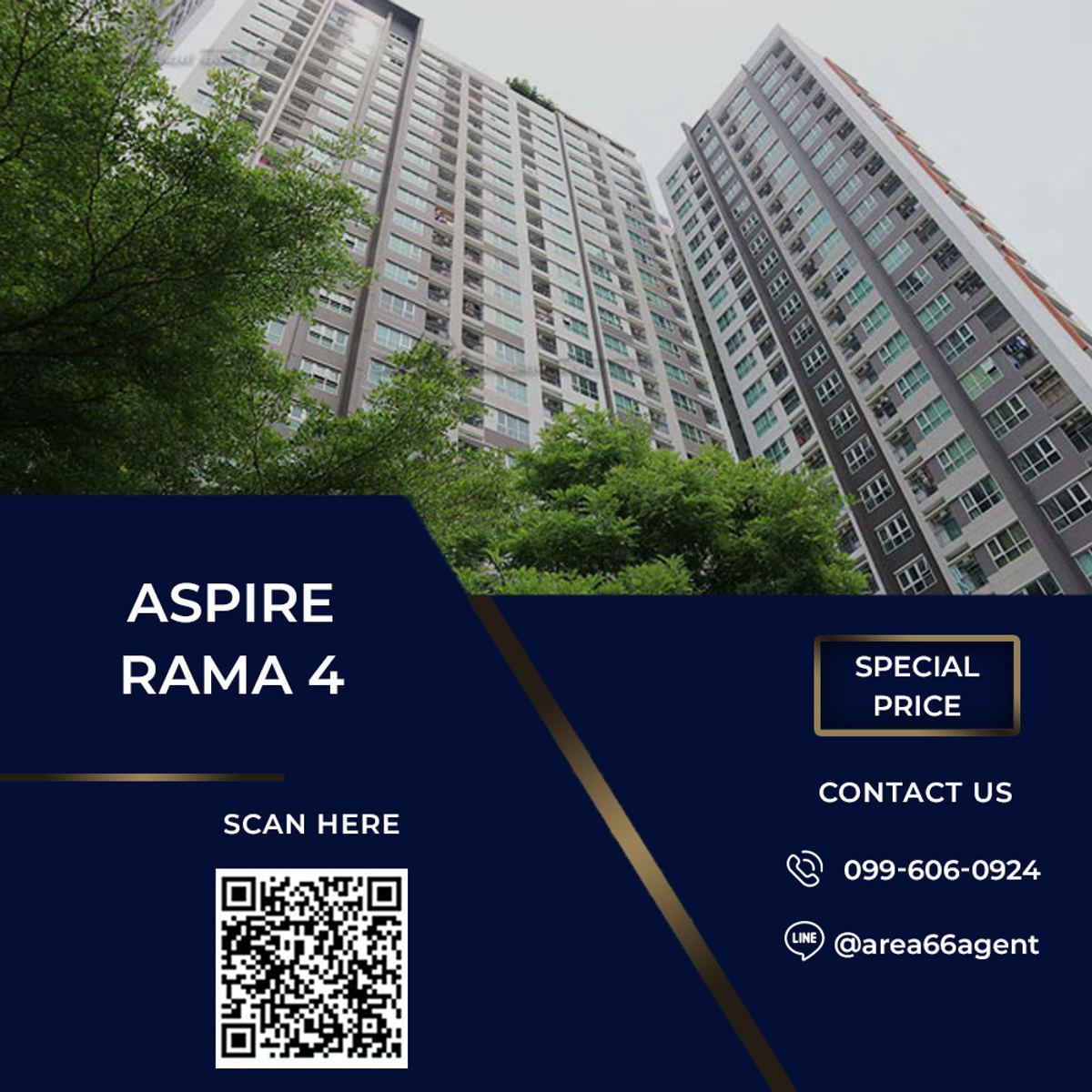 For SaleCondoKhlongtoei, Kluaynamthai : 🔥 For sale !! ASPIRE Rama 4 Condo