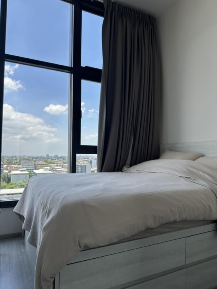 For SaleCondoOnnut, Udomsuk : Condo for sale, corner room, quiet view, The Line Sukhumvit 101, near Punnawithi BTS Station (SM725)