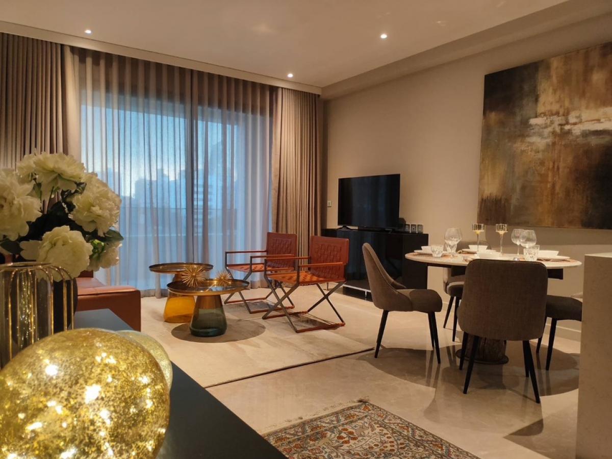 For RentCondoSukhumvit, Asoke, Thonglor : Trernvt100031 🔥 : Urgent!! Just released!! 1 large bedroom 77.8 sq m. with luxurious furniture, pets allowed. Come quickly, go quickly. Contact quickly ✅