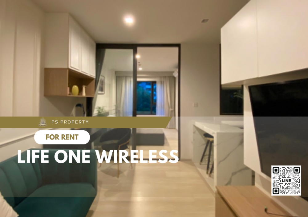 For RentCondoWitthayu, Chidlom, Langsuan, Ploenchit : For rent ✨ Life One Wireless ✨ complete furniture and electrical appliances, near BTS Ploenchit.