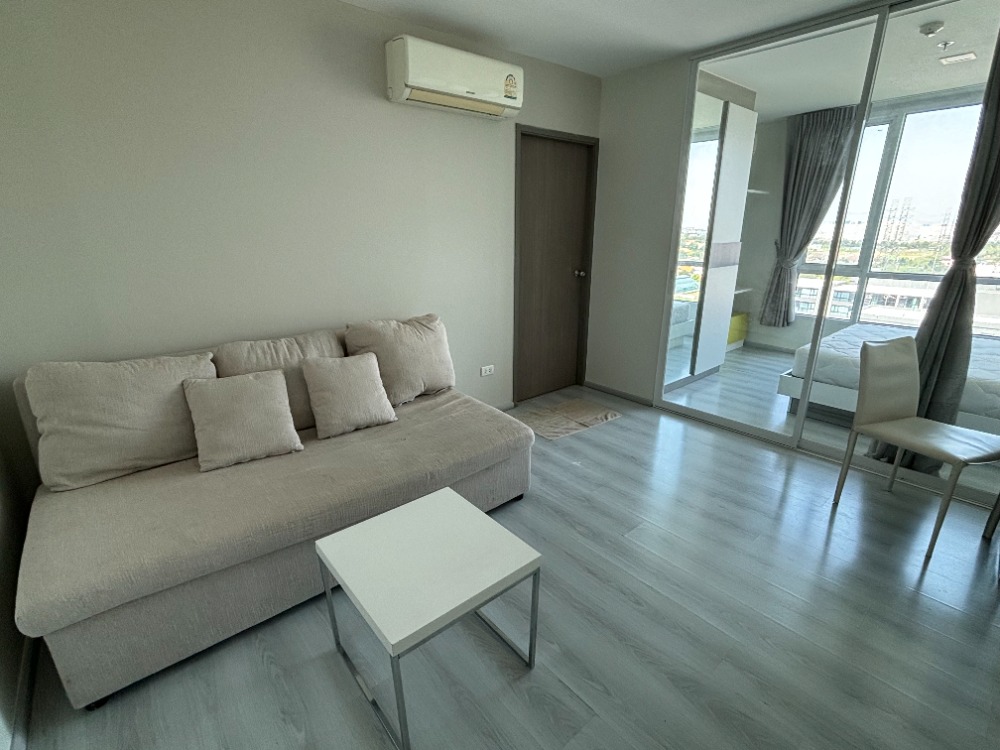 For RentCondoChaengwatana, Muangthong : 1 Bed 32 sq.m.,  12th floor, closed kitchen, Greene Condo Chaengwattana, complete electrical appliances, near the Pink Line, near the Government Complex, near Muang Thong Thani, convenient transportation