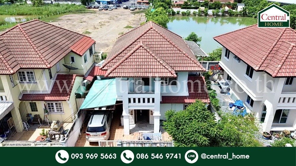 For SaleHousePathum Thani,Rangsit, Thammasat : Single house, Sindhorn Village, Rangsit - Pathum Thani, cheapest in the project