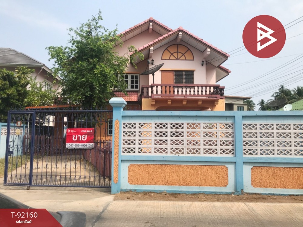 For SaleHouseSamut Songkhram : For sale: 2-storey detached house, Soi Khun Prak Praphan, area 70 sq m, Mae Klong, Samut Songkhram