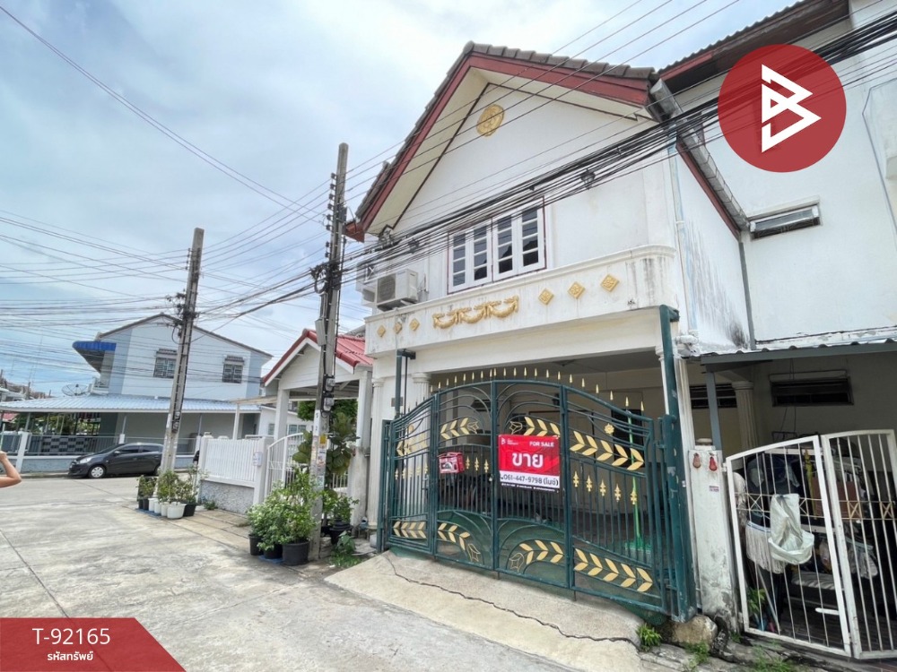 For SaleTownhouseRathburana, Suksawat : Townhouse for sale, Prachasuk City Village, Pracha Uthit, Rat Burana, Bangkok