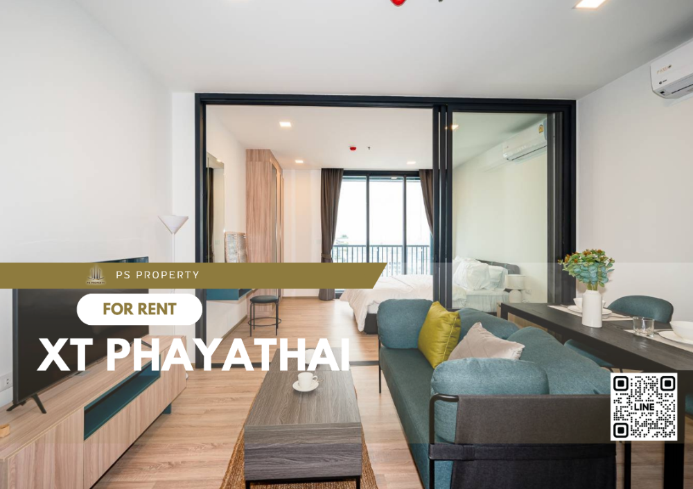 For RentCondoRatchathewi,Phayathai : For rent 📍 XT PHAYATHAI 📍 Fully furnished and electrical appliances, near BTS Phaya Thai.