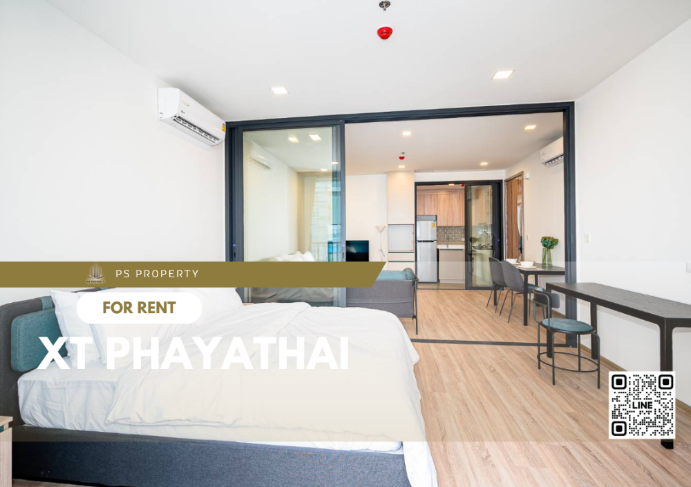 For RentCondoRatchathewi,Phayathai : For rent 📍 XT PHAYATHAI 📍 Fully furnished and electrical appliances, near BTS Phaya Thai.