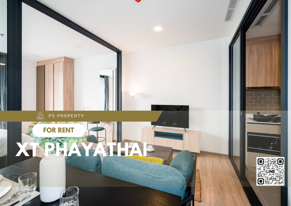 For RentCondoRatchathewi,Phayathai : For rent 📍 XT PHAYATHAI 📍 Fully furnished and electrical appliances, near BTS Phaya Thai.