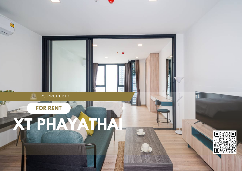 For RentCondoRatchathewi,Phayathai : For rent 📍 XT PHAYATHAI 📍 Fully furnished and electrical appliances, near BTS Phaya Thai.