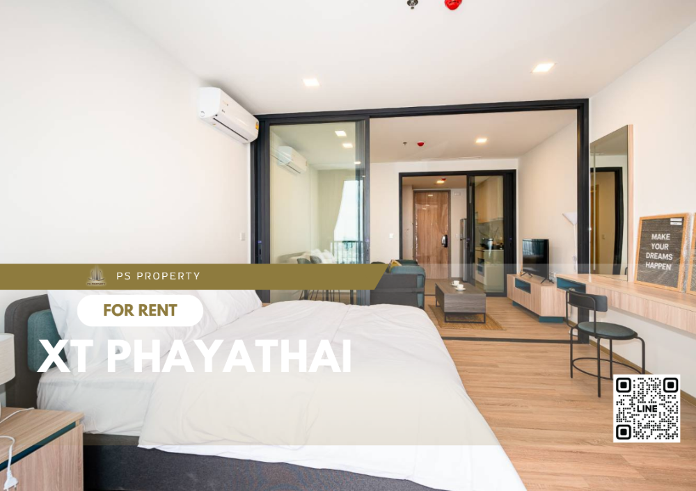 For RentCondoRatchathewi,Phayathai : For rent 📍 XT PHAYATHAI 📍 Fully furnished and electrical appliances, near BTS Phaya Thai.