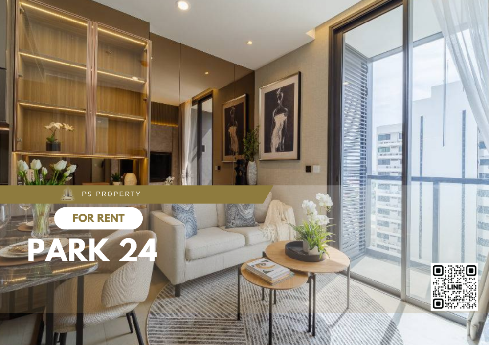 For RentCondoSukhumvit, Asoke, Thonglor : For rent ✨ Park 24 ✨ near BTS Phrom Phong, complete with furniture and electrical appliances.