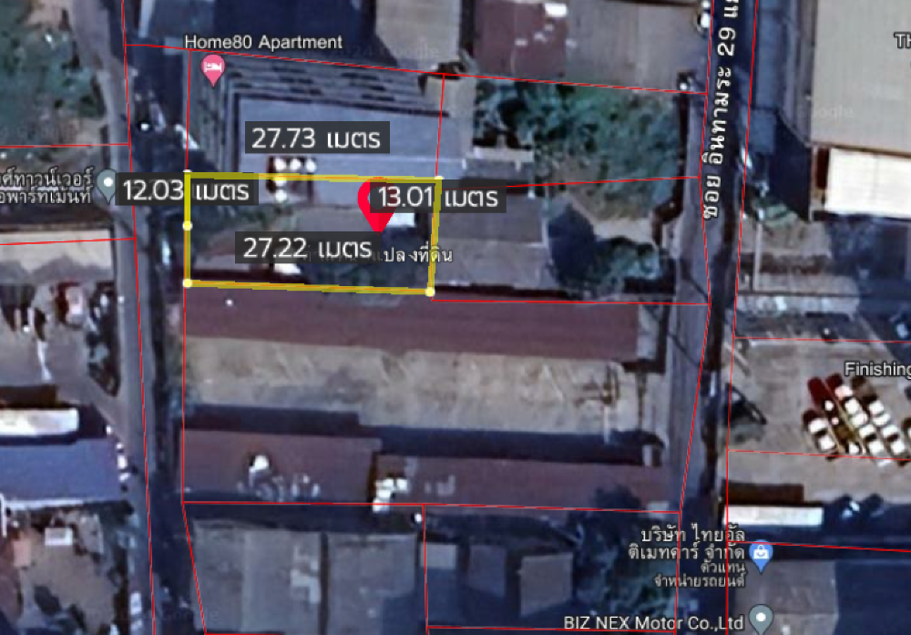 For SaleLandSapankwai,Jatujak : Near Vibhavadi Rangsit ✨ Land Inthamara 29 / 95 square meters (for sale), Land Inthamara 29 / 380 Square Metre (FOR SALE) NUB675