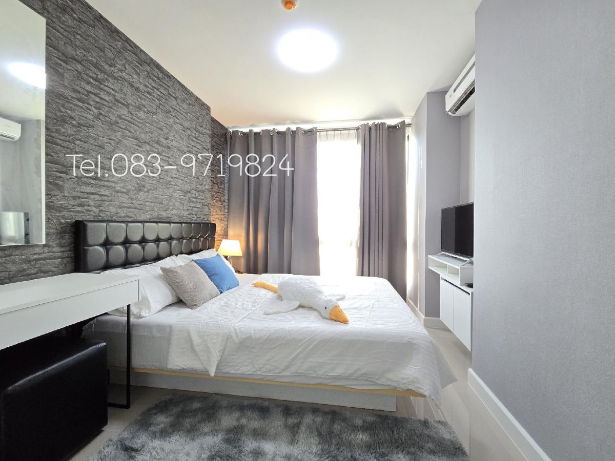 For SaleCondoOnnut, Udomsuk : Condo for sale Sukhumvit I Condo Sukhumvit 103, beautifully decorated room, complete with furniture and appliances.