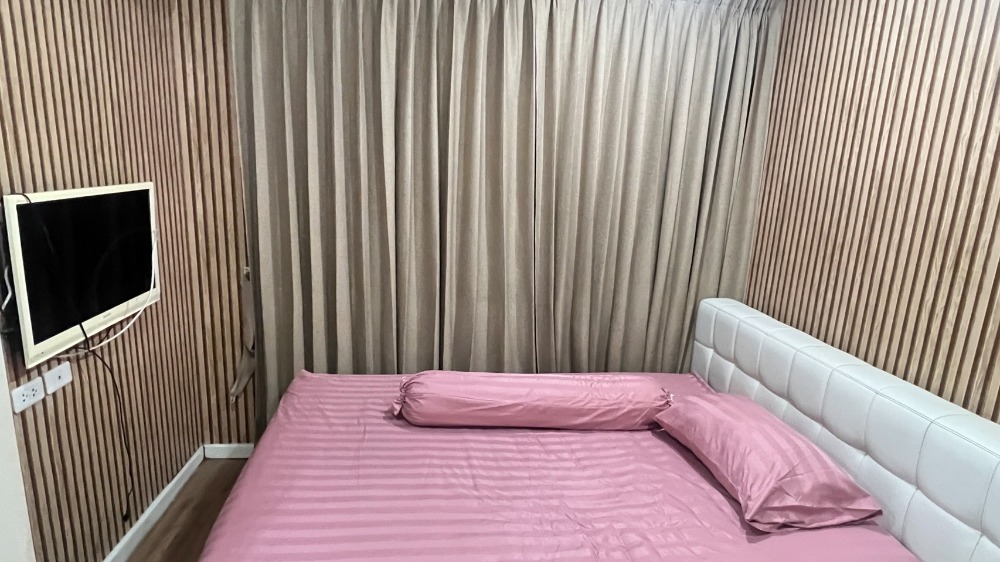 For RentCondoOnnut, Udomsuk : 🧸🌷For rent🌷🧸icondo Sukhumvit 103 Price 8,000 baht🏷 1 bedroom, 1 bathroom, 1st floor, Building B, size 34 sq m, project view ✨️ Ready to move in