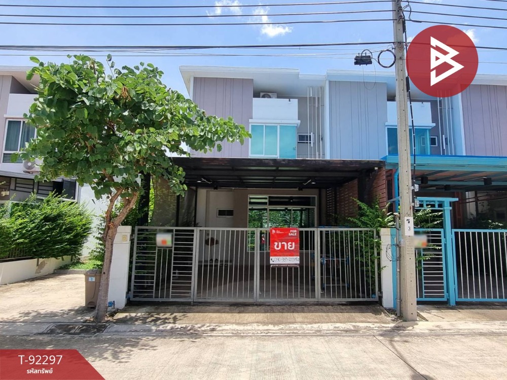 For SaleTownhouseRama 2, Bang Khun Thian : Townhouse for sale, City Sense Village, Rama 2-Tha Kham, Bang Khun Thian, Bangkok