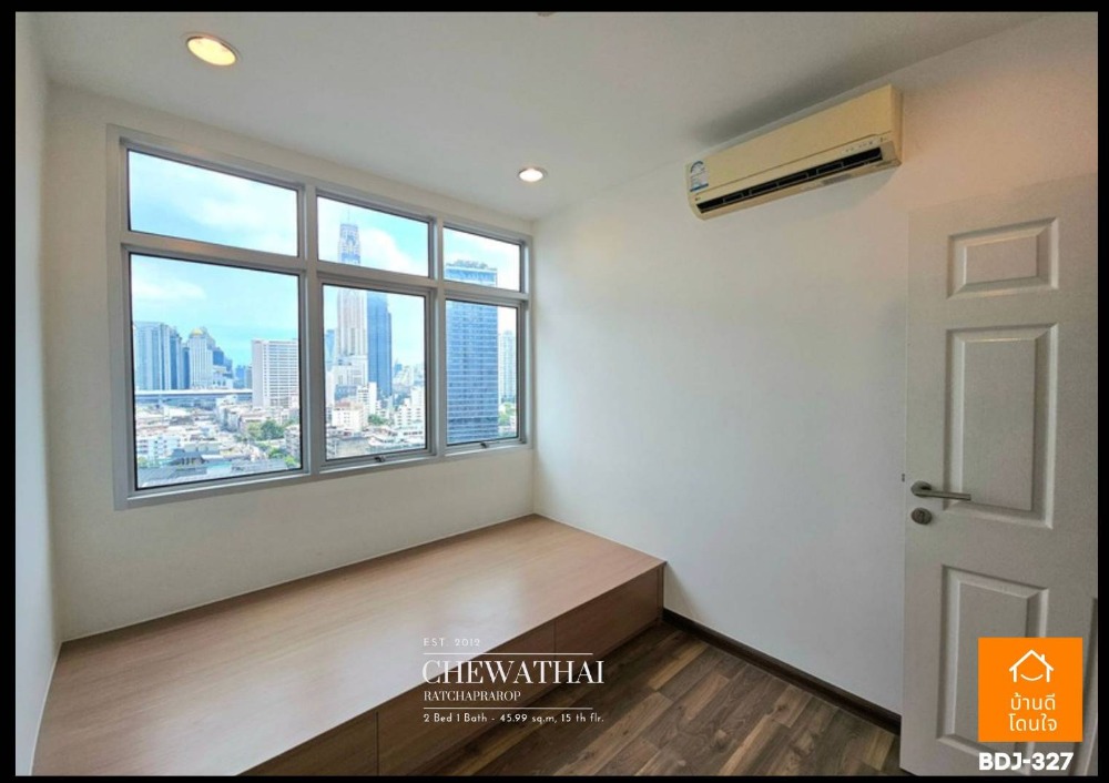 For SaleCondoRatchathewi,Phayathai : Special discount price, Chivathai Ratchaprarop (45.73 sq m.), 2 bedrooms, 1 bathroom, near BTS Victory Monument