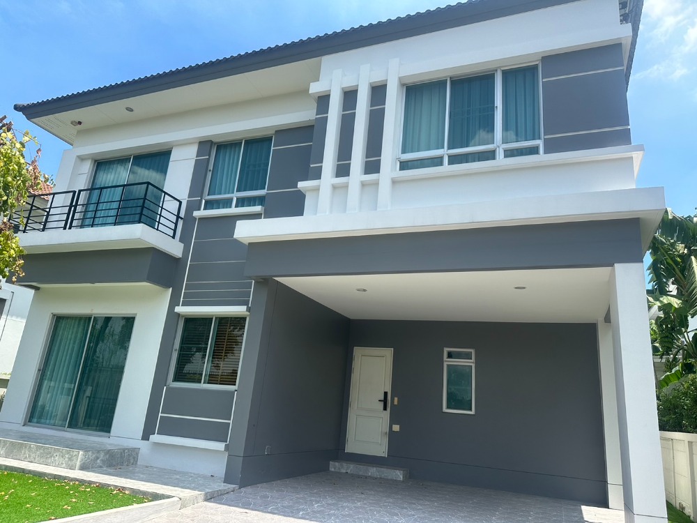 For SaleHouseLadkrabang, Suwannaphum Airport : For sale: Single house, Life Bangkok Boulevard, Wongwaen - On Nut 2, newly renovated, Modern style, ready to move in