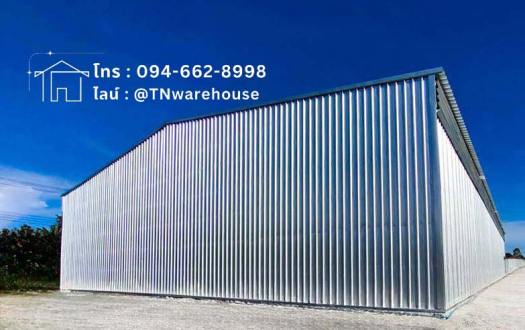 For RentWarehousePattaya, Bangsaen, Chonburi : Warehouse for rent, Pattaya-Laem Chabang Port, 405 sq m, 105 sq wa, near Laem Chabang Port [ R28H ]