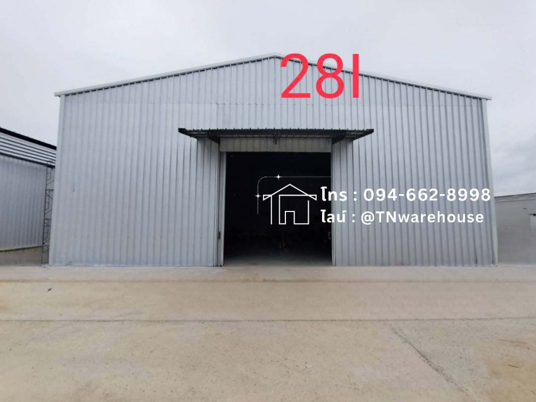 For RentWarehousePattaya, Bangsaen, Chonburi : Warehouse for rent, Pattaya-Laem Chabang Port, 288 sq m., near Laem Chabang Port [ R28I ]