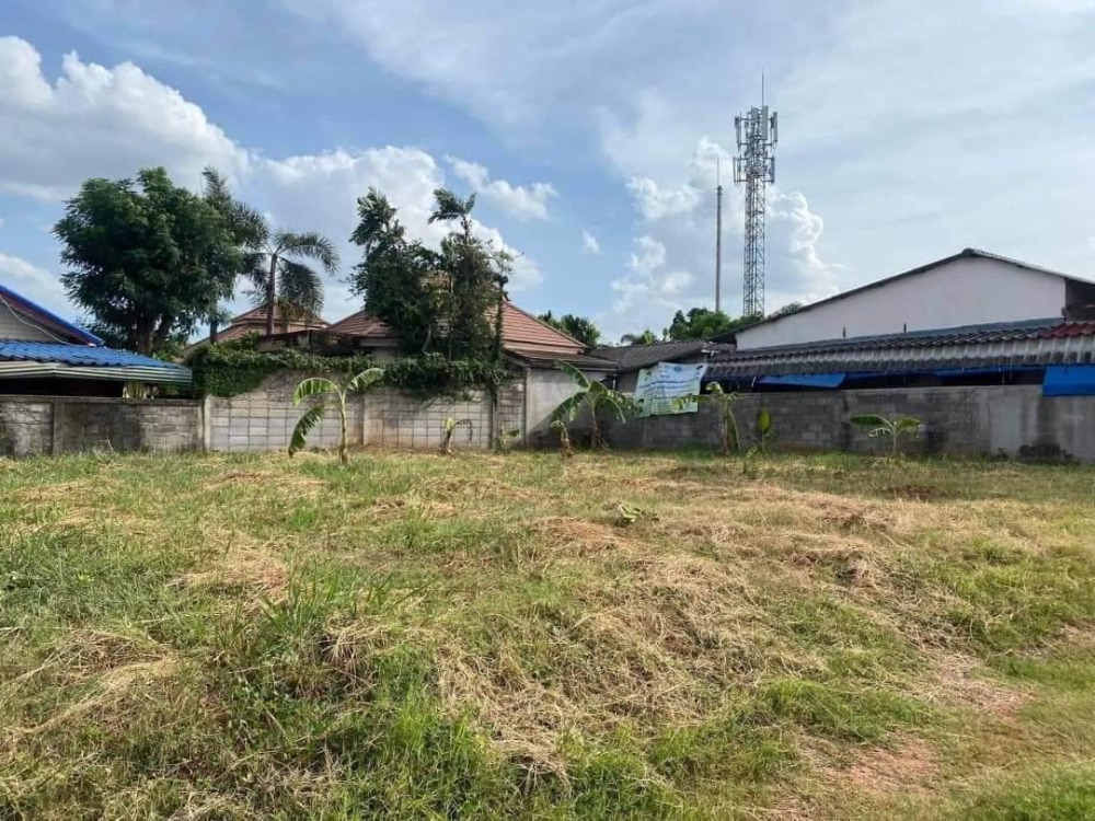 For SaleLandKorat Nakhon Ratchasima : Land for sale, 100 square wah, width 20 meters, filled high on the whole plot in Soi Nirongbut