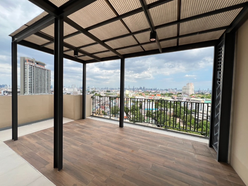 For SaleCondoPinklao, Charansanitwong : 34 Sq.m Balcony River View! Largest Terrace in The City!! 98.78 Sq.m 2BR 2BA Unit for SALE at BRIX Condo Charan 64 Next to MRT Sirindhorn