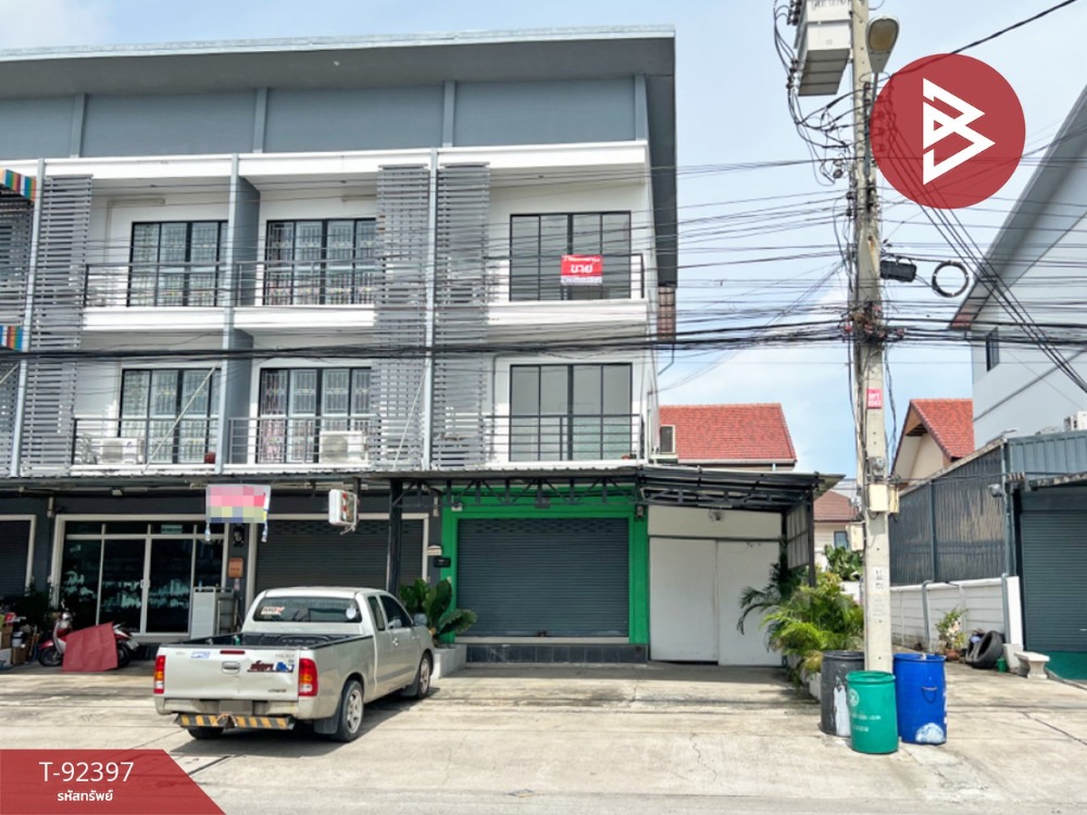 For SaleShophouseSamut Prakan,Samrong : Commercial building for sale, Thanyada Park View Village 2, Phraeksa-Theparak, Samut Prakan