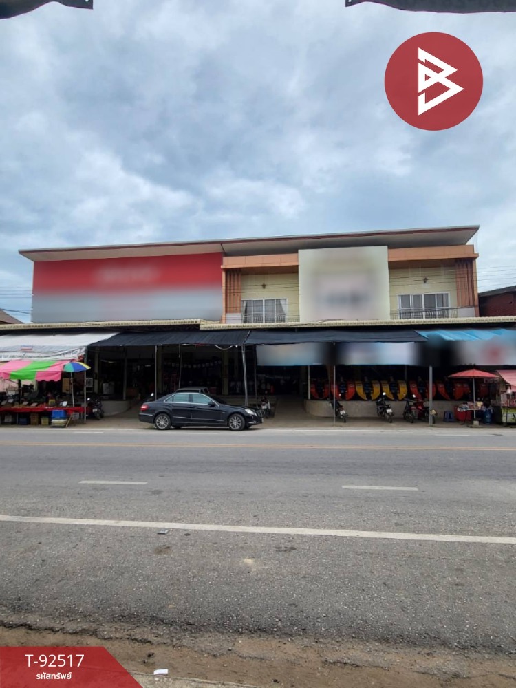 For SaleShophousePhitsanulok : Commercial building for sale on the road, area 1 ngan 75 sq m, Phrom Phiram, Phitsanulok