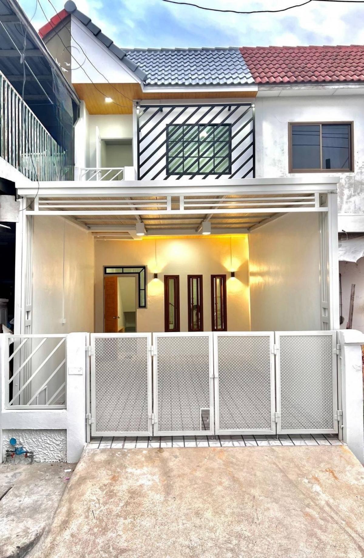 For SaleTownhouseNonthaburi, Bang Yai, Bangbuathong : Open for booking Asia Home Village 1, Sai Noi, Sai Noi Subdistrict, Nonthaburi, main road, near the Purple Line MRT station, near Central Westgate, IKEA, HomePro, Big C, near EGAT power plant, near Kasemrad Rattanathibet Hospital, near Sai Noi Hospital