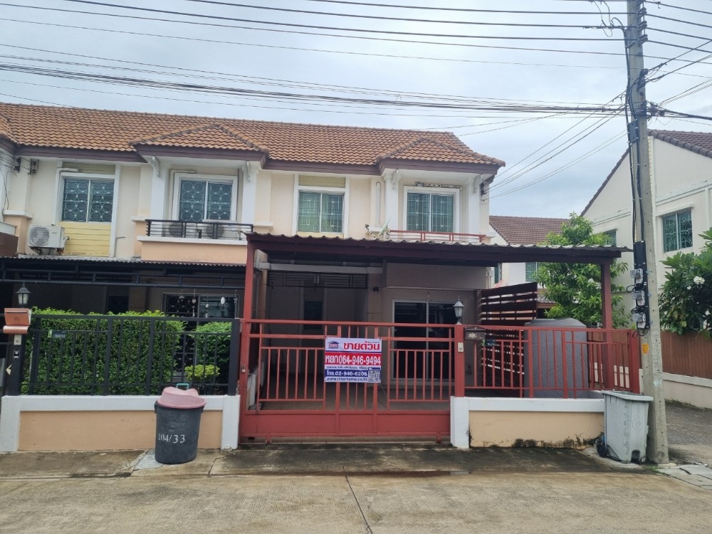 For SaleTownhouseRama5, Ratchapruek, Bangkruai : 2-storey townhouse, 21.8 sq m, Pruksa Town Village, Ratchaphruek, Ratchaphruek Road, Mueang Nonthaburi, Nonthaburi