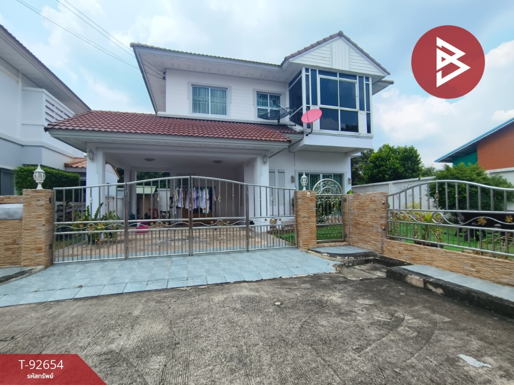 For SaleHousePathum Thani,Rangsit, Thammasat : Single house for sale, Maneerin Park Village, Rangsit (Maneerin Park), Pathum Thani