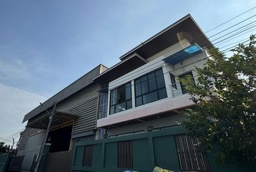 For RentWarehouseMahachai Samut Sakhon : RK529 for sale and rent, steel warehouse, 286.4 sq.wa., 1,000 sq.m., Soi Sin Phachok, along Khlong Bang Nam Chuet, ready to move in