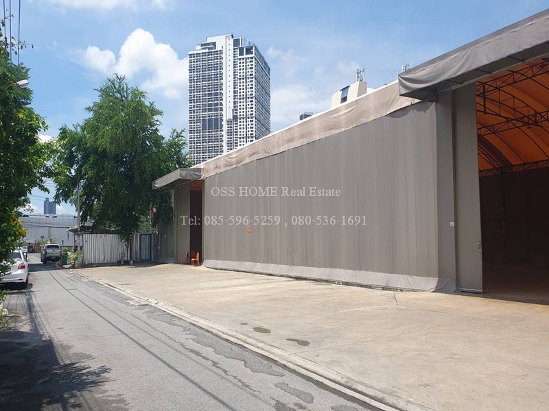 For RentWarehouseRama9, Petchburi, RCA : Warehouse for rent, Rama 9, usable area 1,012 sq m., Rama 9 Soi 13 area, enter the alley about 700 meters, near KPN building, with parking in front, separate male and female bathrooms, suitable for a warehouse and distribution point.