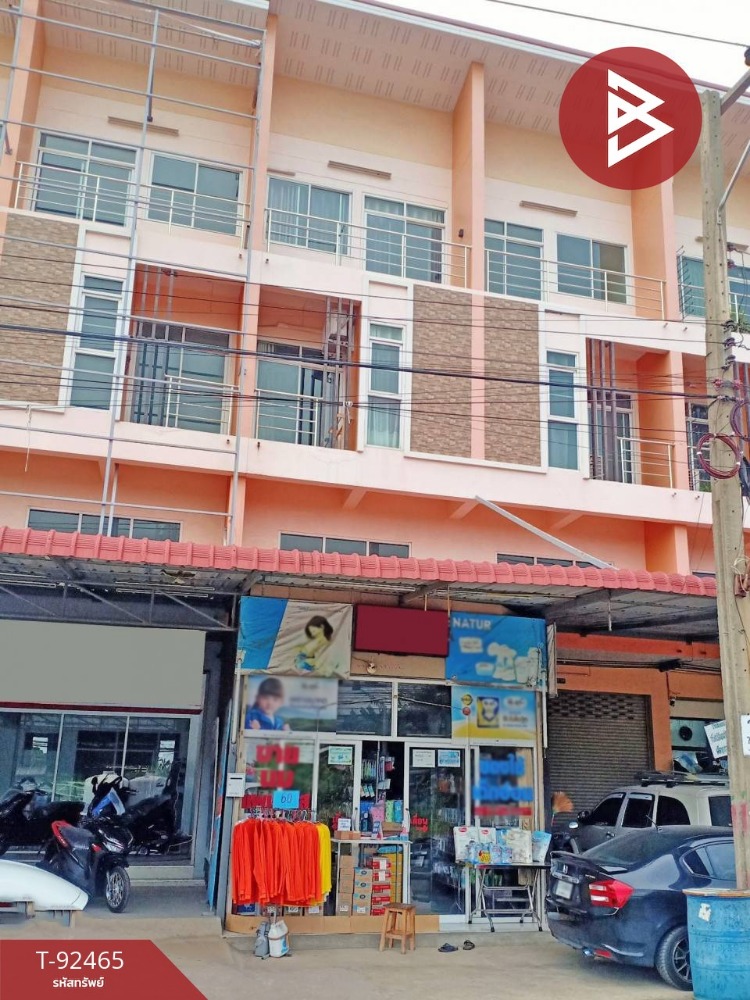 For SaleShophouseSamut Prakan,Samrong : Commercial building, 3 and a half floors, area 17 square wah, Phra Samut Chedi, Samut Prakan