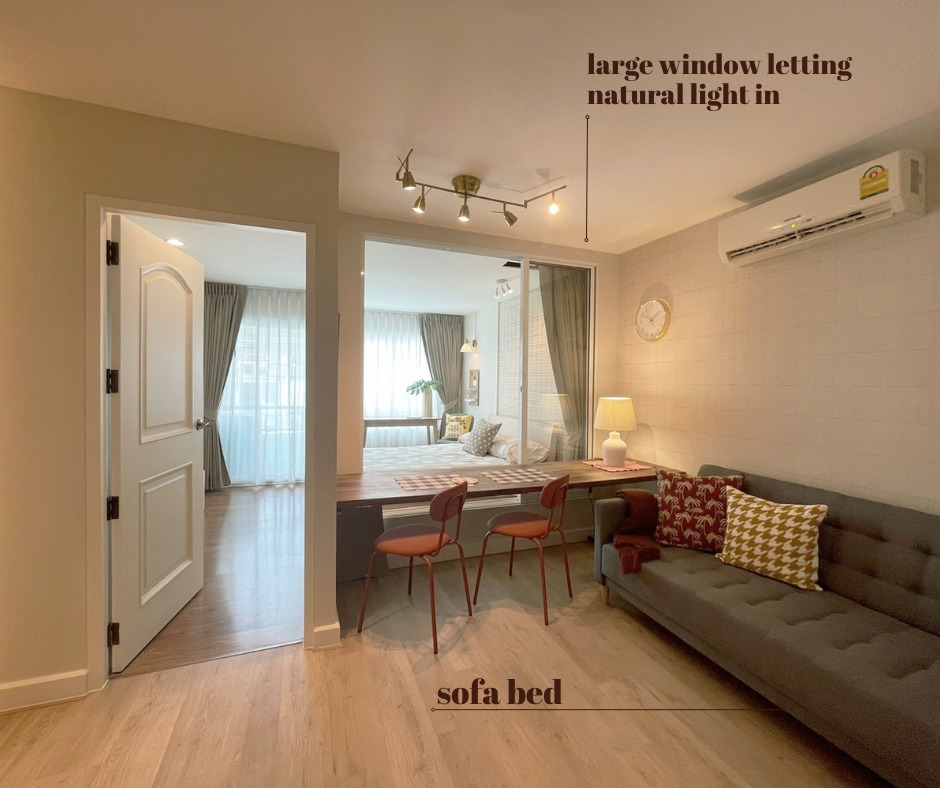 For RentCondoSilom, Saladaeng, Bangrak : For Rent: Surawong City Resort, 1Bedroom, 1Bathroom