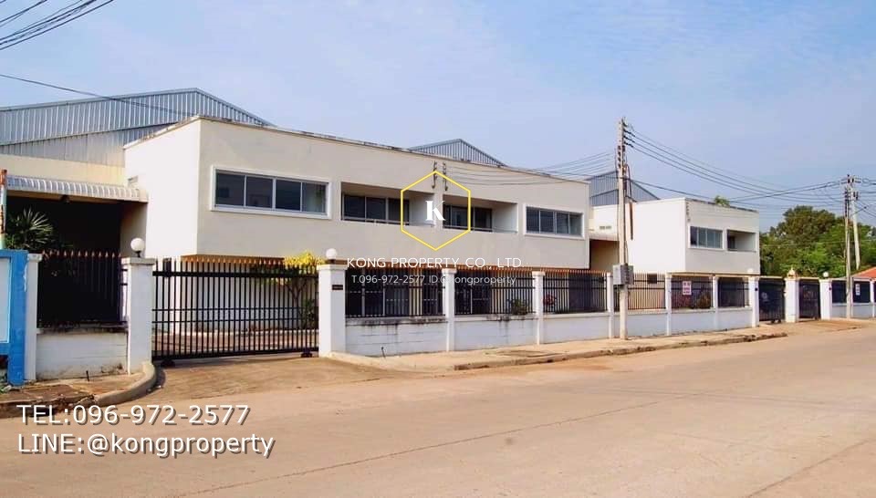 For RentWarehousePathum Thani,Rangsit, Thammasat : Warehouse for rent, Sam Khok, Pathum Thani, with 2-storey office, area 700 sq m.